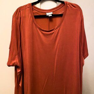 “Ava & Viv” Orange Oversized T-Shirt